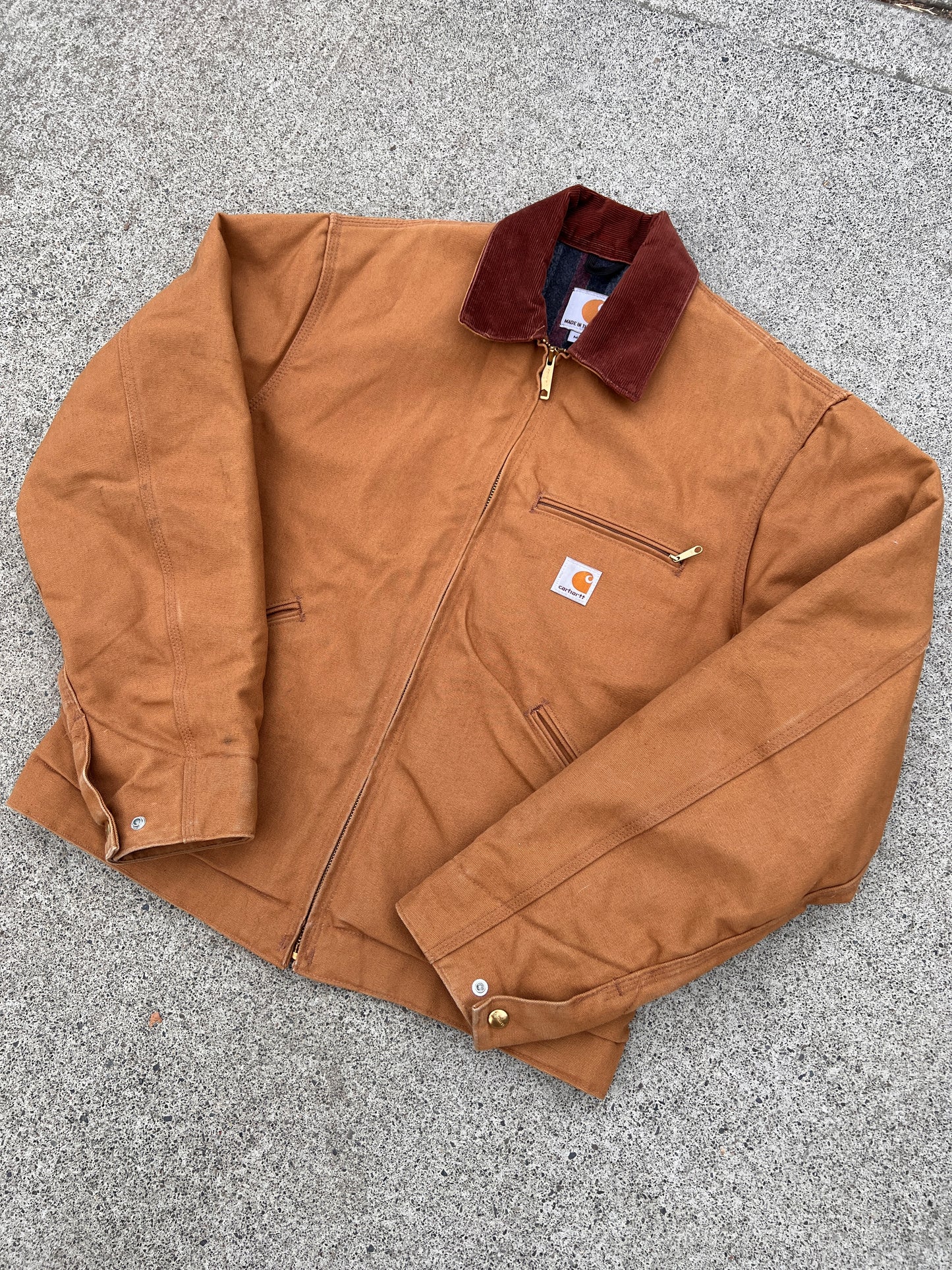 brown carhartt detroit jacket 
