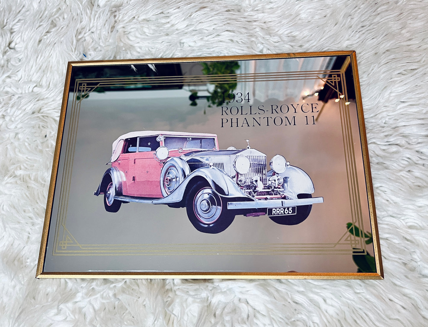 Vintage Rolls Royce Collectible Car Mirror