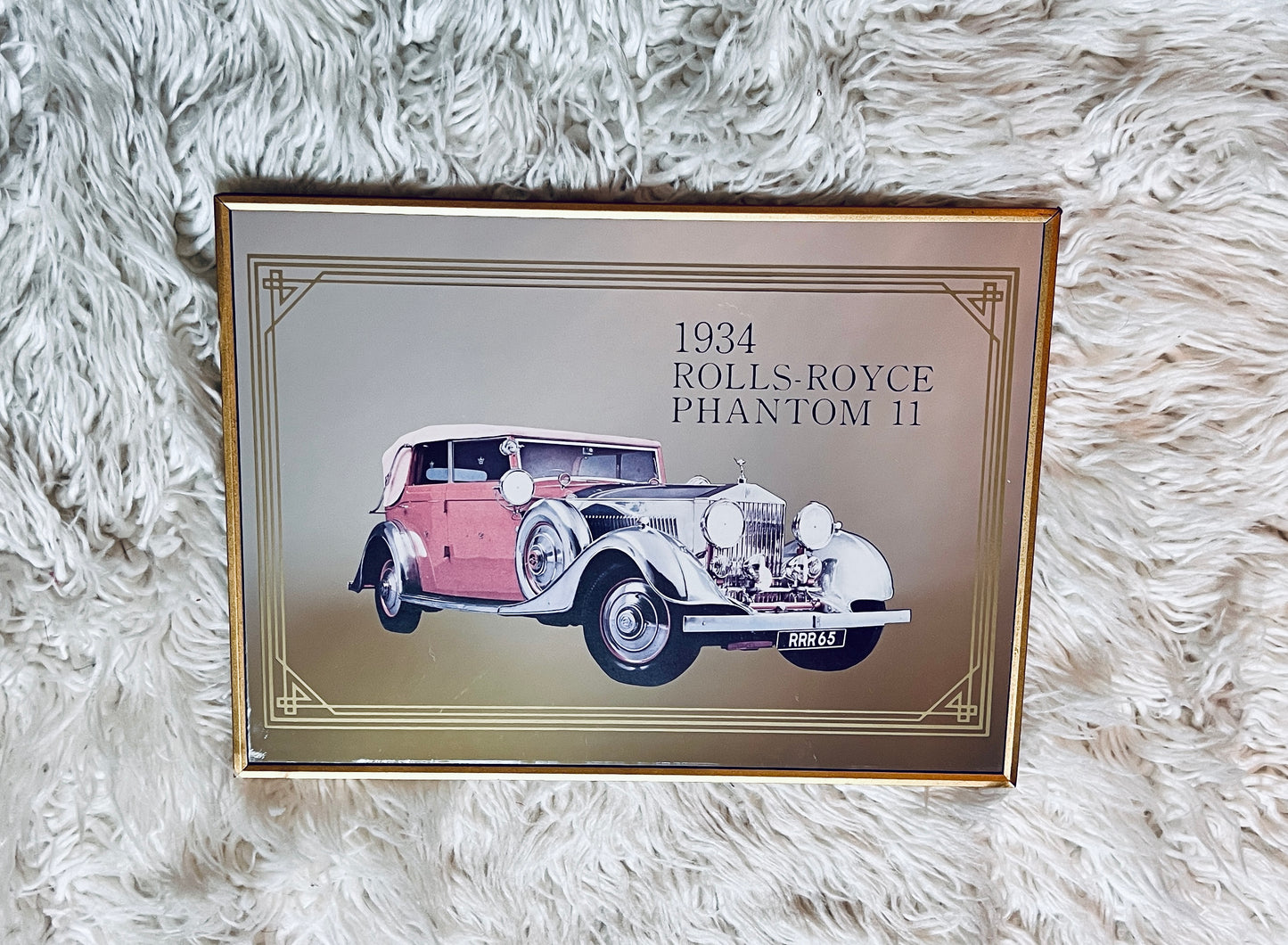 Vintage Rolls Royce Collectible Car Mirror
