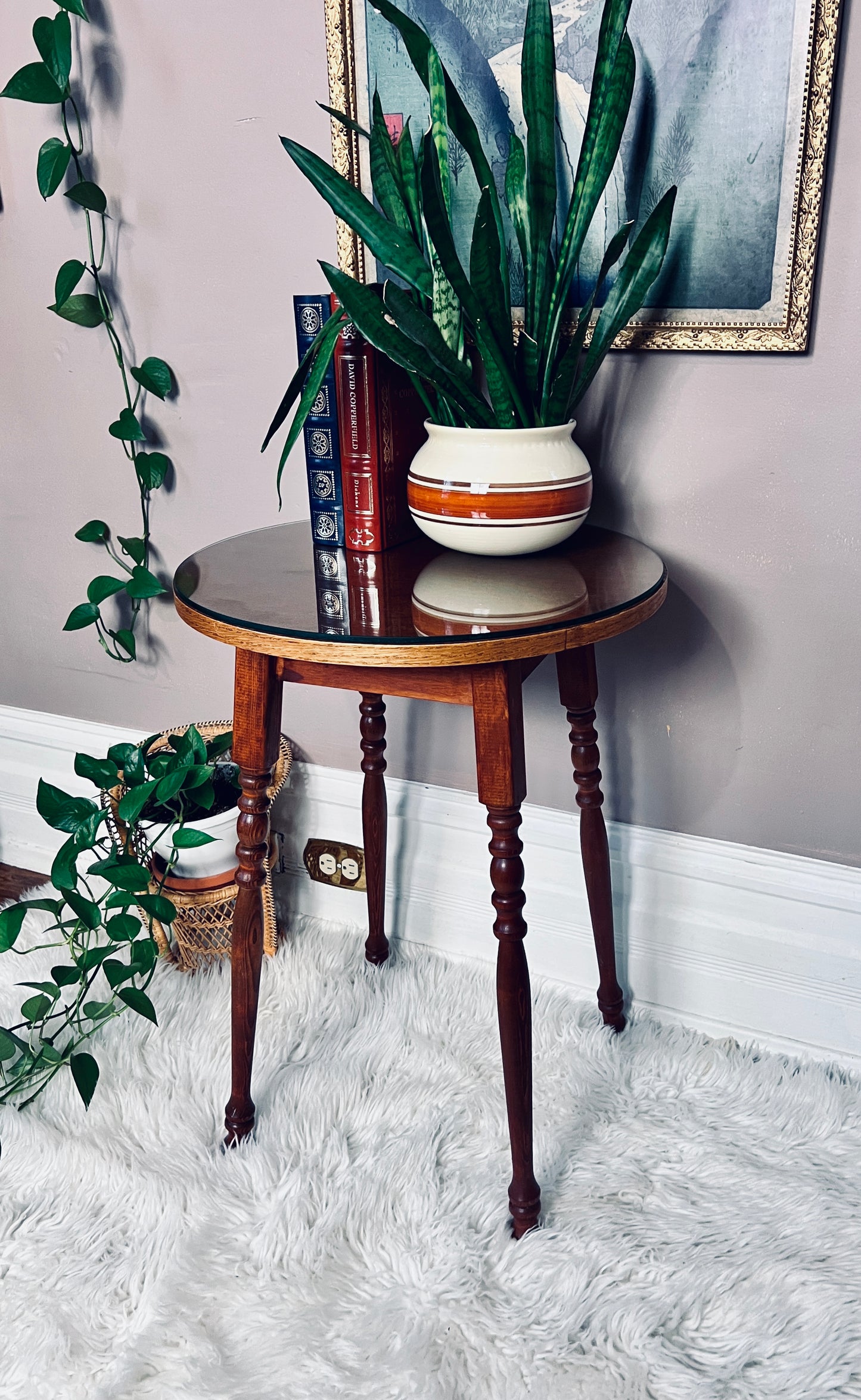 The Lovely Round Side Table