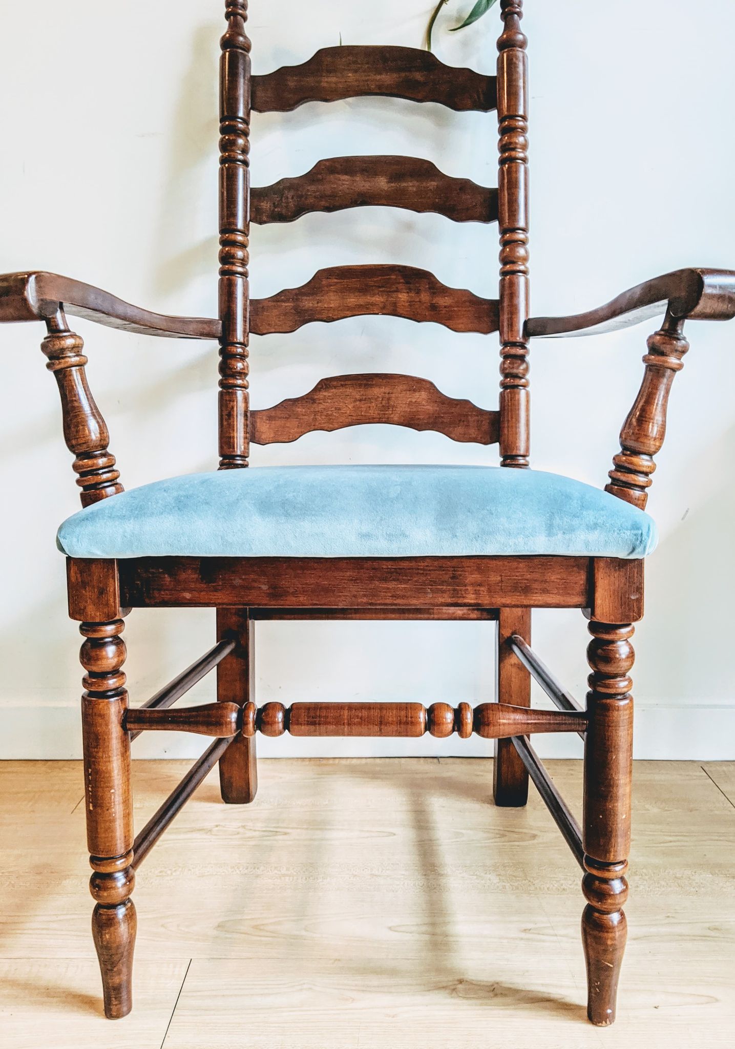 The Blue Velvet Chair