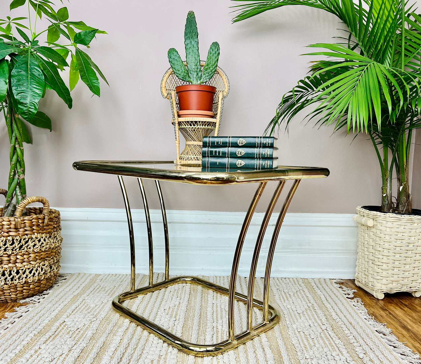 The Beverly Brass Side Tables