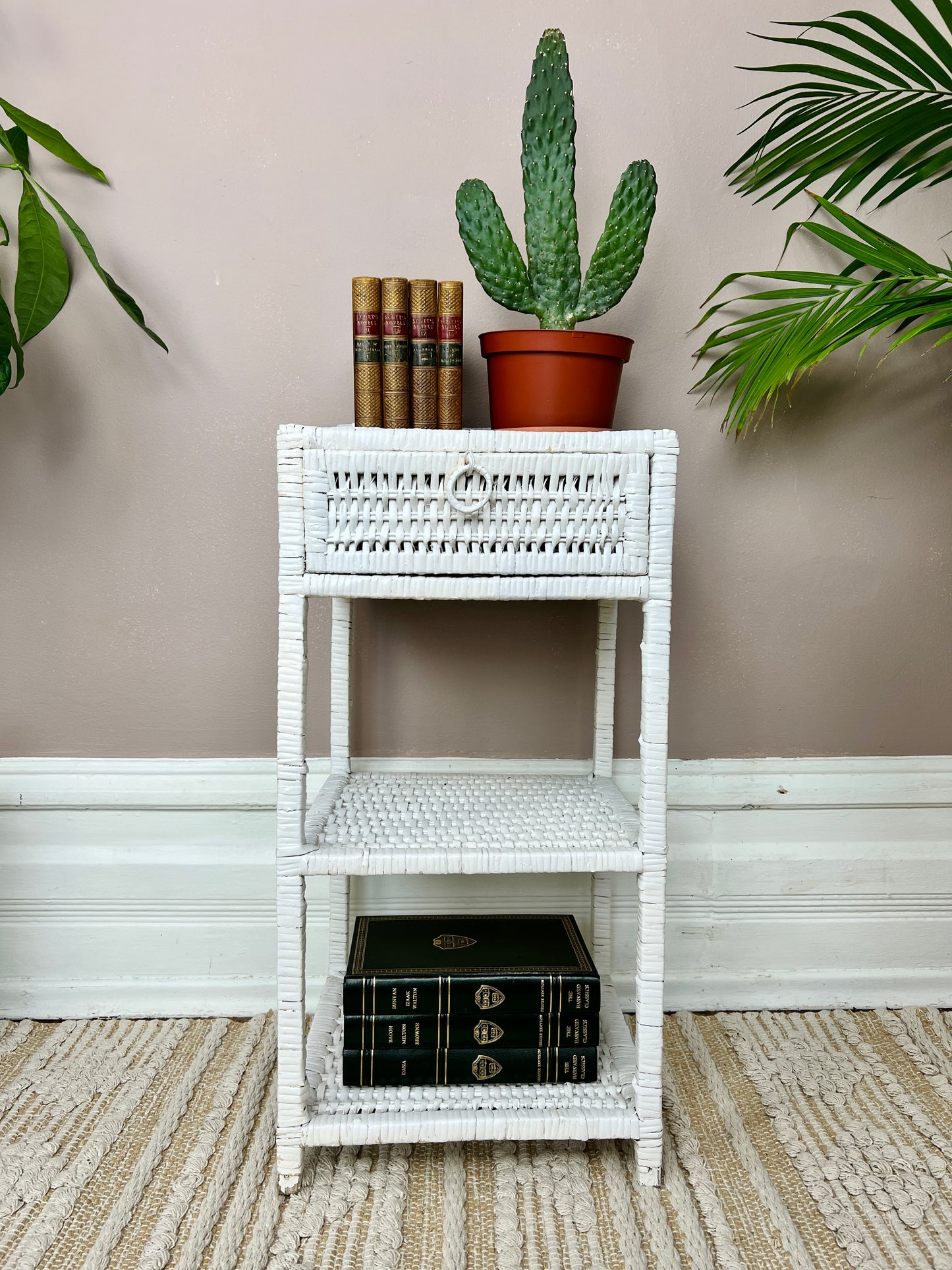 The Mini Wicker Shelf/Stand