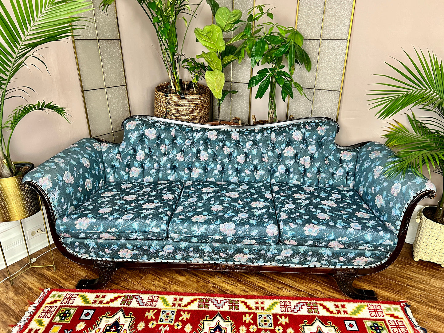 The Kashmir Blue Sofa
