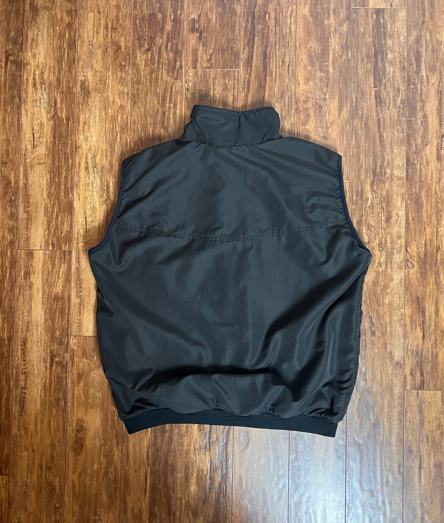 Black Reversible Fleece Vest