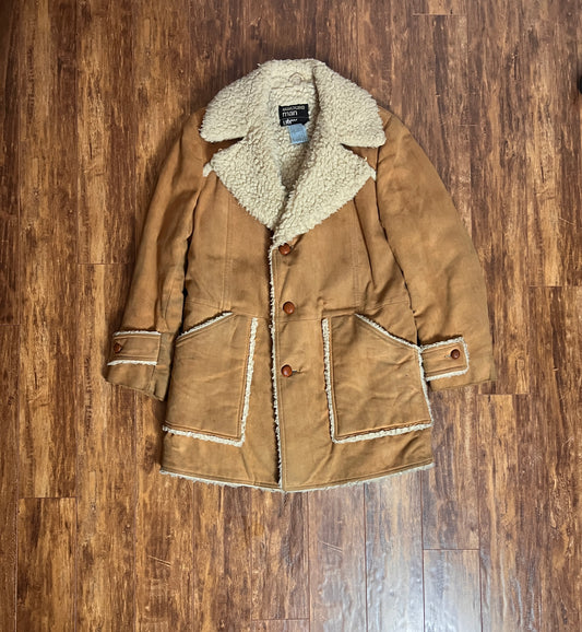 Vintage Shearling Suede Jacket