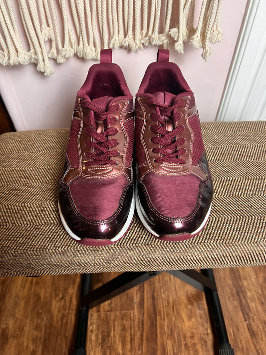 Burgundy Running Shoes
