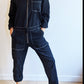 Jumpsuit Overalls Boiler Suit Utility Unisex Denim Blue