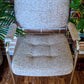 Tweed fabric metal 70's chairs vintage retro victoria bc secondhand vancouver island