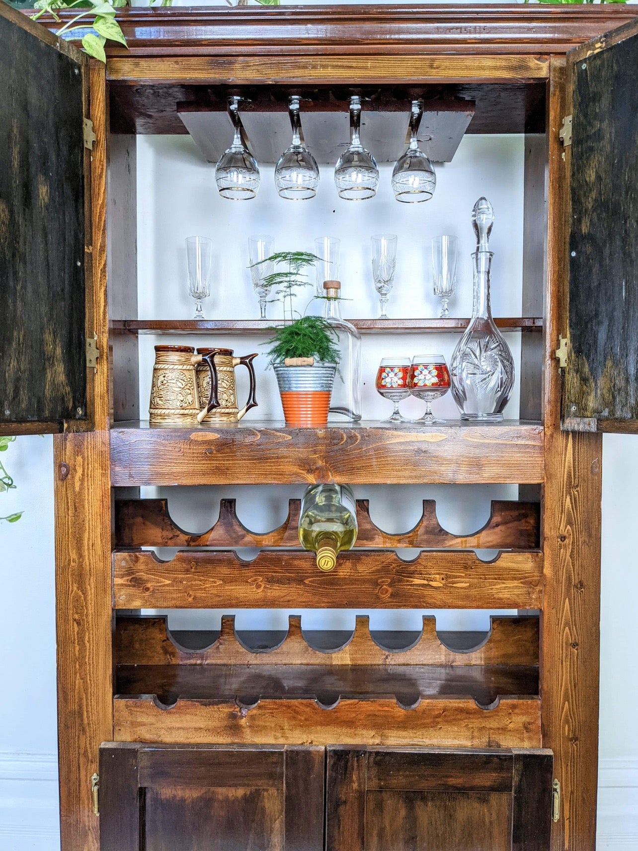 The Iroko Wine Cabinet