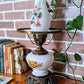 Vintage Floral Motif Kerosene Style Lamp Key 3 Way Switch Vitcoria BC Thrift