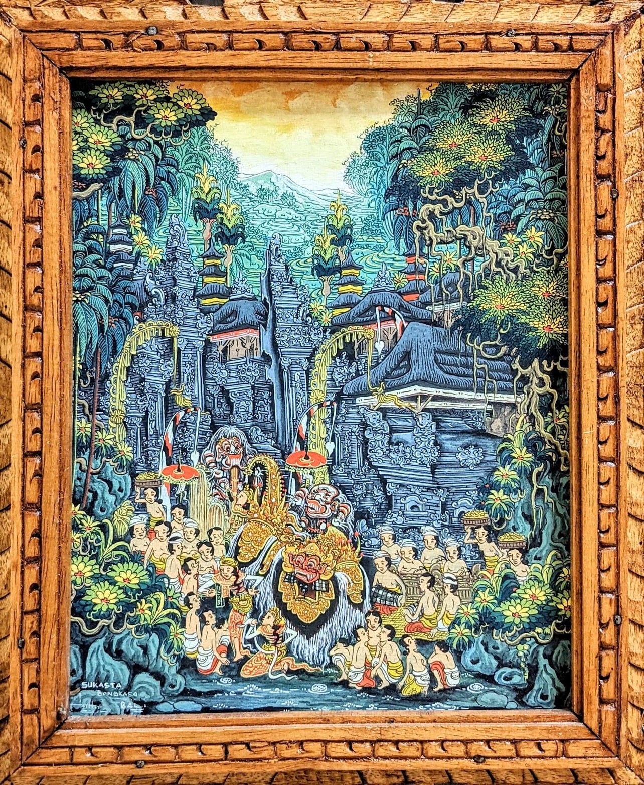 The Lost City of Bali Painting