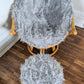 The Silver Yeti Rattan Swivel Chair