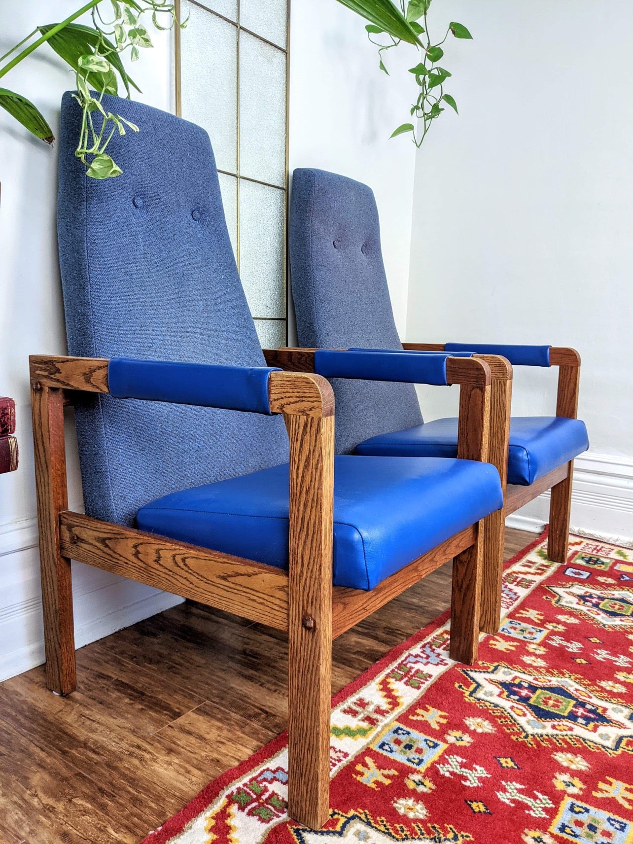The Big Blue Armchairs