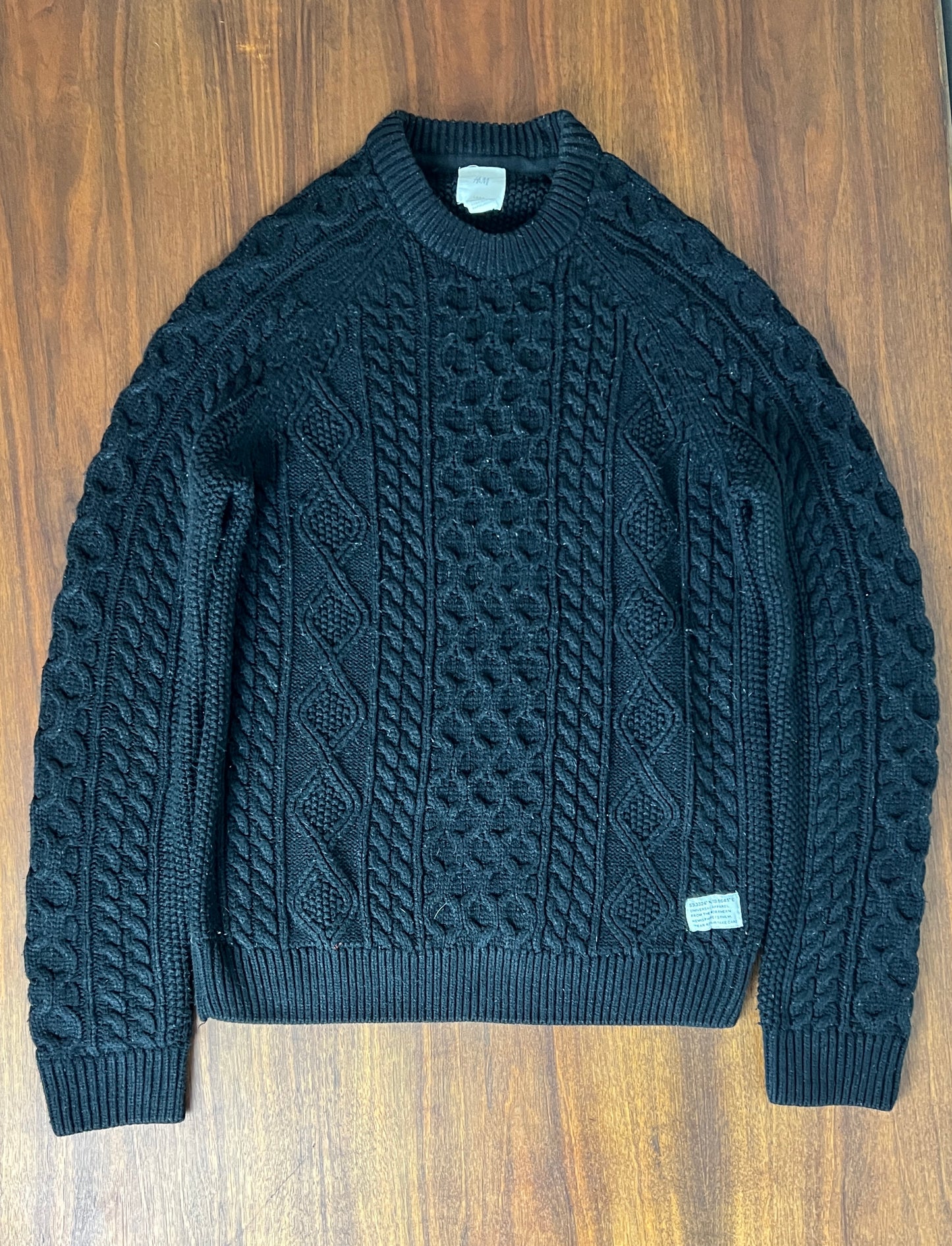 The Black Fisherman Sweater