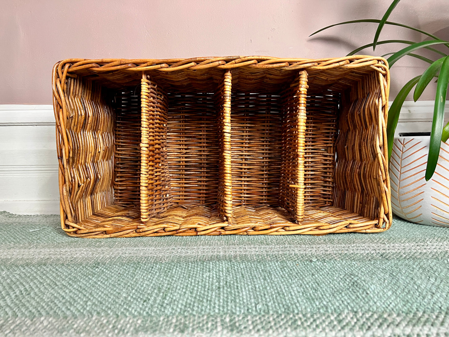 The Wilma Wicker Shelf Basket