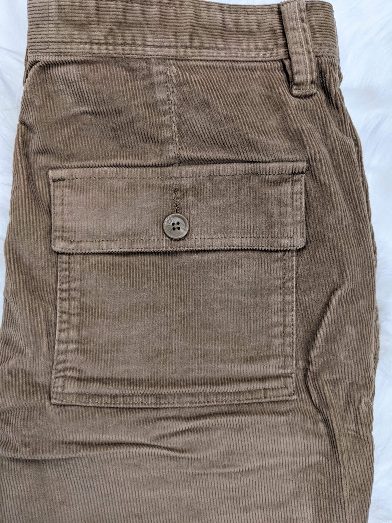 retro vintage style corduroy shorts fatigue style pockets military army style brown mens shorts 