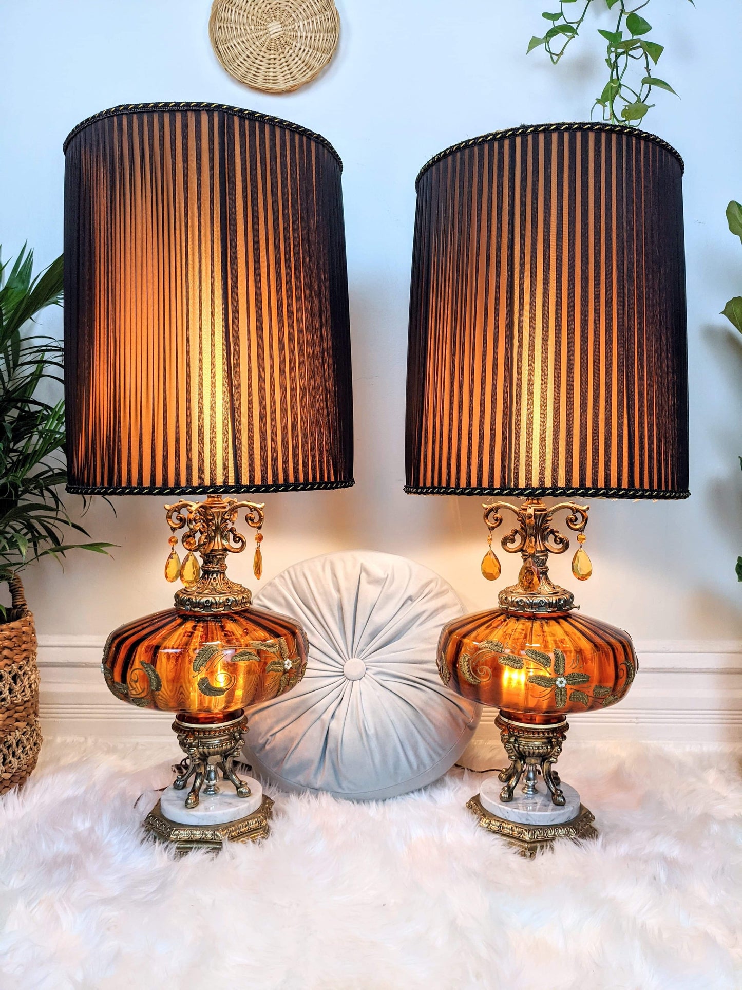 The Stunning Amber Lamps