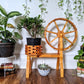 The Spinning Wheel Plant Stand
