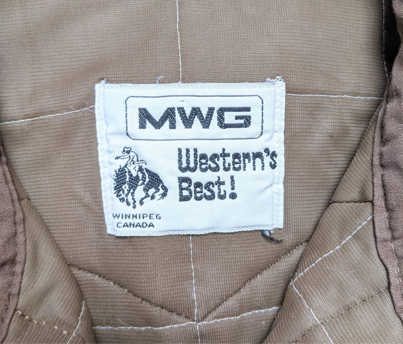 western shirt jacket overshirt quilted beige brown mens bulls 70s style vintage retro