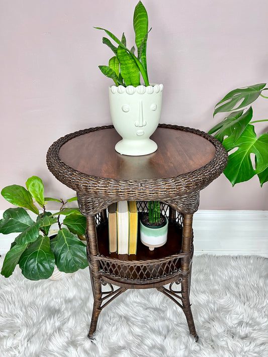 The Wimbley Wicker Table