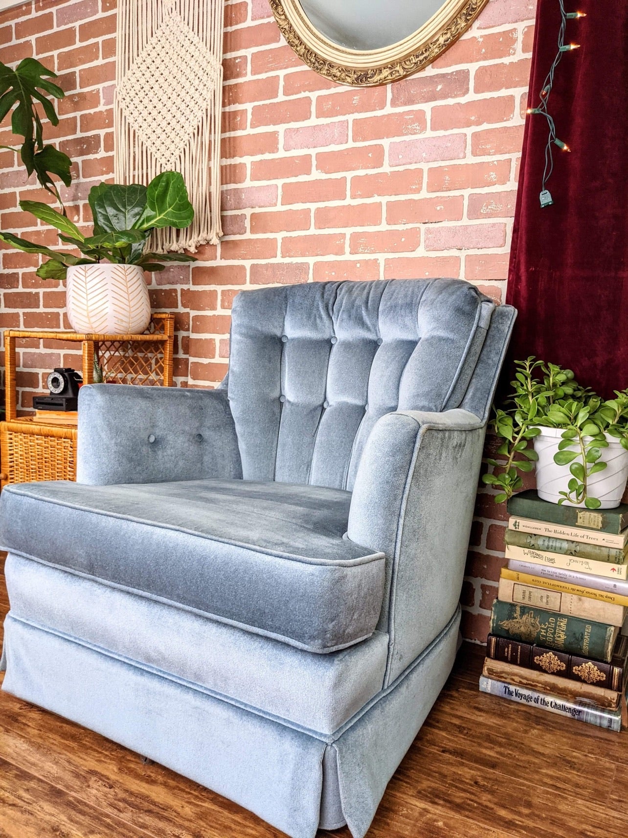 The Cozy Blue Armchair