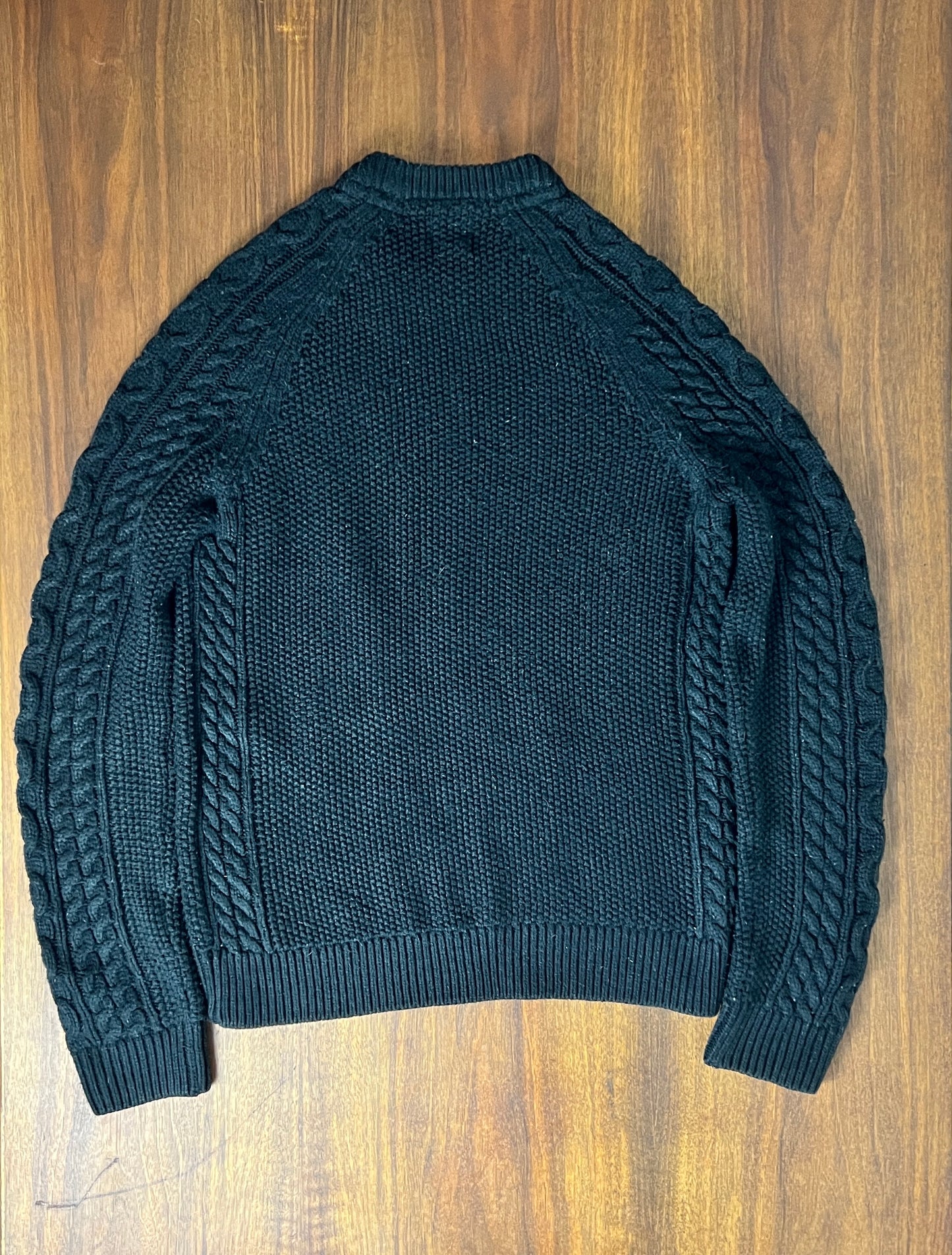 The Black Fisherman Sweater