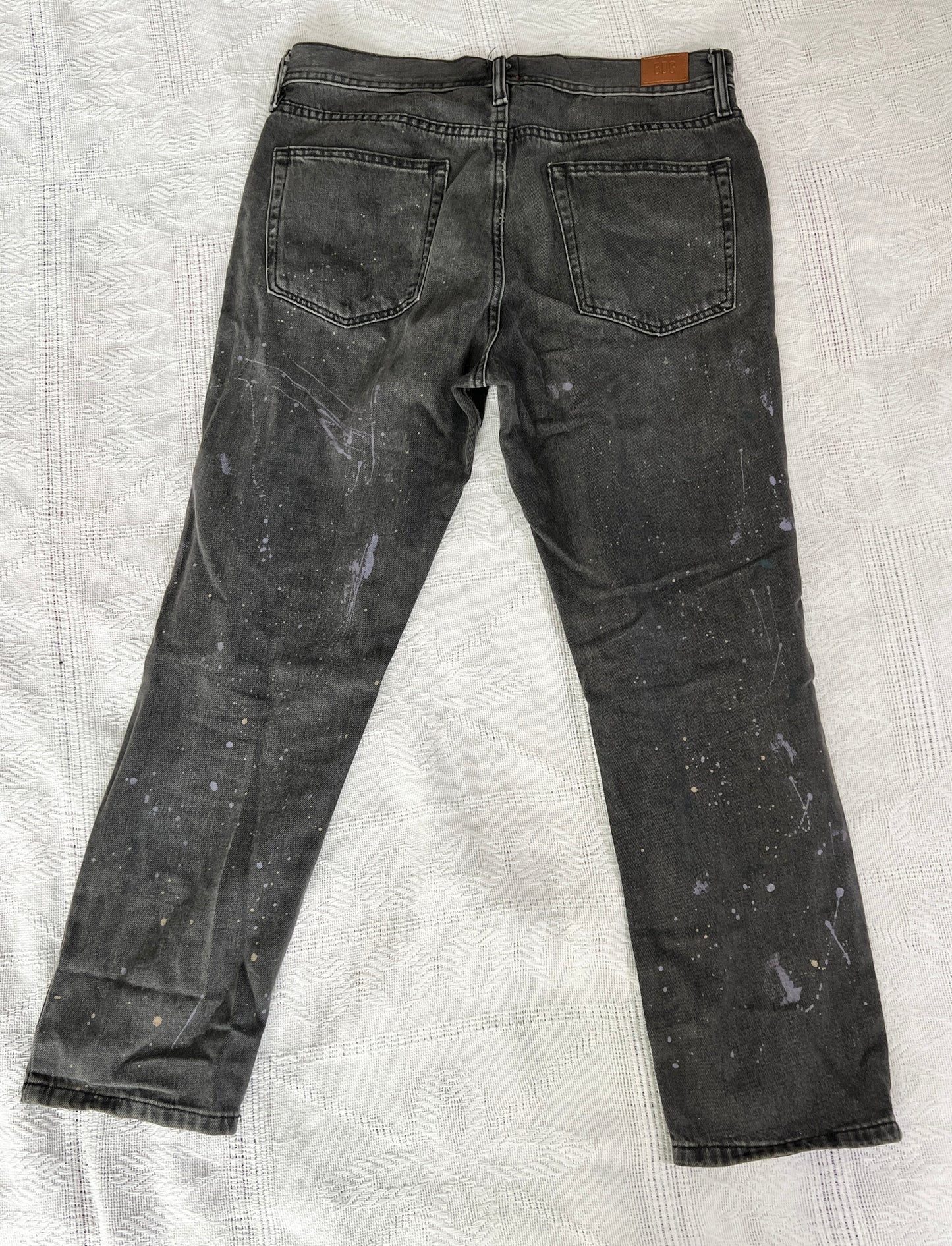 Distressed Black Jeans