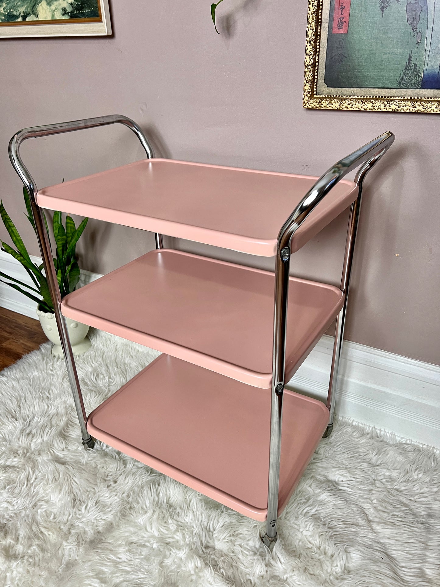 The Rustic Pink Cart